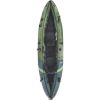 o 2-Person Inflatable Fishing Kayak with Paddle & Rod Holders, Adjustable Seats, & Carry Handle; Kayak Can Fit Trolling Motor