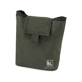 KRYDEX RANGER GREEN MOLLE Folding Dump Pouch Tactical Mag. Recover Pouch Roll-up Compact Multi Purpose Accessories Utility Bag