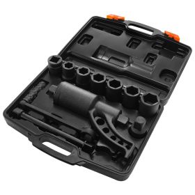 Torque Multiplier, 1 Inch Drive Lug Nut Wrench/Multiplier Heavy Duty Torque Multiplier Wrench Set, 1:64 6,800N.m Lug Nut Remover