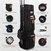 Karryall Fishing Rod Bag,81L Large Storage Water-resistant Rod Case Holds 6 Rods & Reels,Foldable Fishing Bag Accommodate