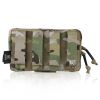 KRYDEX Tactical Camo Admin Pouch Utility MOLLE / Belt Pouch 4"x7" Storage Organizer Panel Pouch Hunting Outdoor Accessories