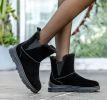 Women's winter new large size plus fleece snow boots casual short boots warm women's cotton shoes short boots