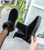 Women's winter new large size plus fleece snow boots casual short boots warm women's cotton shoes short boots