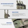 KRYDEX MP5 MP7 KRISS Triple Magazine Pouch Tactical Modular MOLLE Triple Open Top SMG Mag Pouch Carrier For Airsoft Hunting Gear
