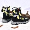 Winter warm cotton snow boots Warm boots for boys and girls comfortable warm mid-calf boots 30-39