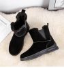 Women's winter new large size plus fleece snow boots casual short boots warm women's cotton shoes short boots